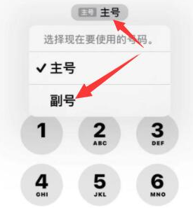 阿尔山苹果14维修店分享iPhone 14 Pro Max使用副卡打电话的方法 